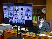 全国市議会議長会役員選考委員会(Web会議)③