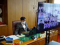 全国市議会議長会役員選考委員会(Web会議)⑥