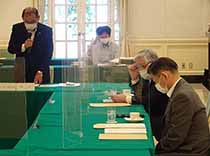 愛媛県市町振興協会令和3年度第1回定期理事会①