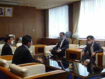伊予市議会生・副議長来庁・就任挨拶③
