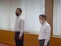 副議長退任式①