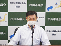 6月議会閉会後記者会見②