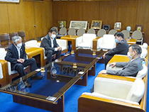新居浜市議会正・副議長来庁①