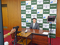 松山市議会報告会YouTube用録画撮影②