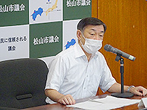 9月議会閉会後の定例記者会見②