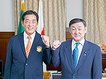 中村知事を訪問②