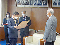 総務大臣感謝状伝達式①