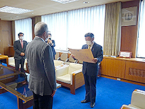 総務大臣感謝状伝達式②