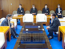 高知市議会議長来庁