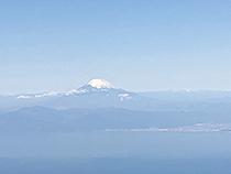 機内からの富士山①