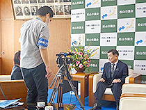 愛媛CATV「まちのリーダー新年あいさつ」収録④