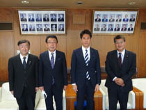 愛媛県議会正・副議長来庁①