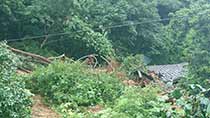 土砂で流された祖父母が住んでいた家屋@