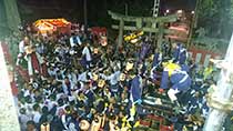 三津厳島神社秋祭り(神輿鉢合わせ)A