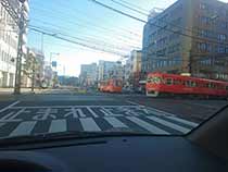大手町駅郊外電車・市内電車@