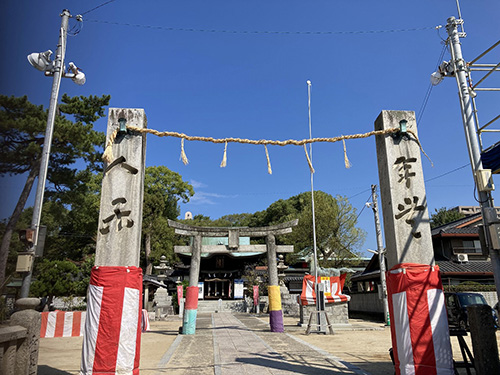 三津厳島神社秋祭り準備⑦