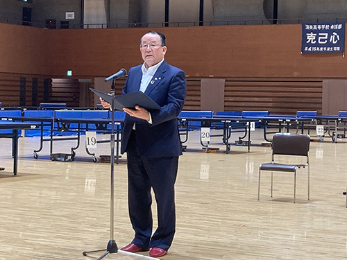 愛媛銀行杯愛媛県卓球選手権大会開会式①