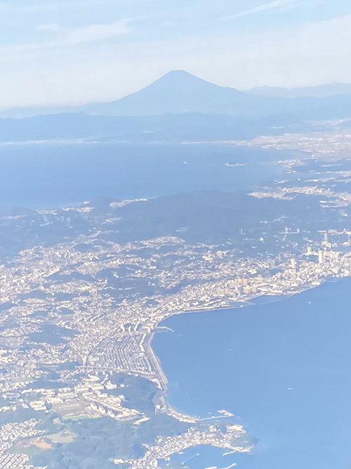 機内からの富士山①