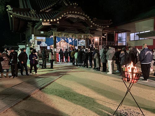 三津厳島神社初詣