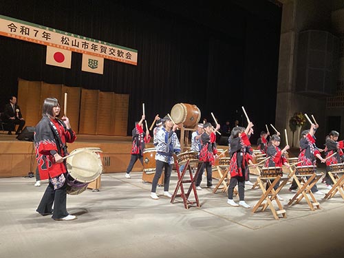 松山市年賀交歓会オープニング